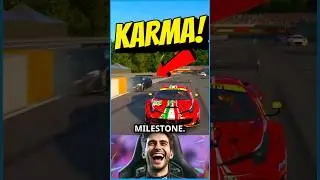 СЛАВНАЯ КАРМА😂 #granturismo7 #gt7 #simracing #fanatec #psvr2 #forza #assettocorsa #iracing #f12025