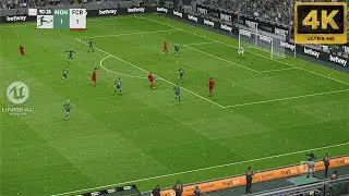 4K | PES 2025 Ultra Realism Graphic & Sound Mod |Bayern Munchen vs. Borussia M&acute;Gladbach| Bundes Liga