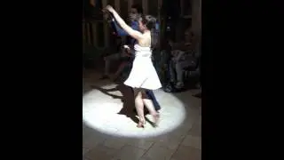 Jennifer Geyer and Eduardo Social Dancing at the Levine Museum Fundraiser