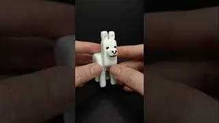 Llama Minecraft Clay Art #shorts #ytshorts #viralshorts #minecraft #llamaminecraft #clayart
