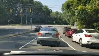 Driving Downtown - Fairfax, Virginia, USA