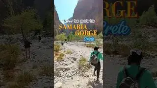 How to get to Samaria Gorge in Crete #shorts