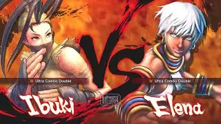 Ultra Street Fighter 4 - Ibuki Vs Elena [Hardest]