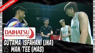 Guatama/Isfahani vs Man/Tee | Indonesia Masters 2026 - QF
