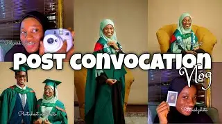 Post Convocation Vlog 🎉||  Solo Photoshoot📸 but with my bestie || Collecting Statements of Results