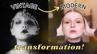 1920s to Modern Transformation ✨ aka trying to turn into Bella Hadid lmao