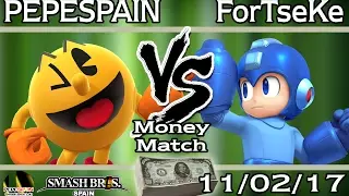 [Money Match] PEPESPAIN (PAC-MAN) vs ForTseKe (Megaman) - Bo5
