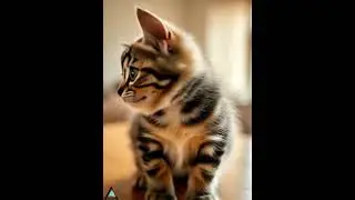 A cat is playing on the table 🐱#AnimationAI #AnimationVideos #AnimationLovers #AnimationShort #fyp