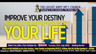 Rev. Chris Christian - IMPROVE YOUR DESTINY THROUGH THE IMPROVEMENT YOUR LIFE