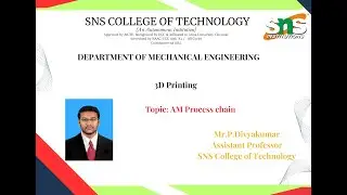 AM Process Chain | 3D Printring | SNS Institutions
