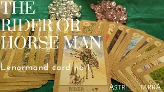 Learn LENORMAND cards in telugy / The Rider Card in telugu / THE RIDER CARD