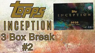 2020 Topps Inception Three Box Break #2 - Love the design this year!