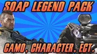 Ghosts : Soap Legend Pack Camo, Character, Retina Gameplay! 