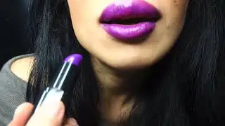 ASMR LIPSTICK ART ON GLASS 💋