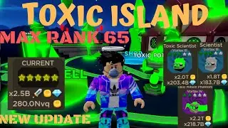 LATEST NEW UPDATE TOXIC ISLAND MAX RANK 18/4/20 (Roblox Blade Throwing Simulator)