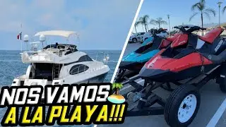 NOS VAMOS A LA PLAYA CON LOS JETSKI.. | ManuelRivera11