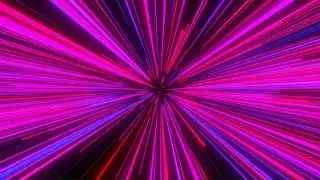 Motion - Backgrounds - 30 min. - Red Light  Tunnel Abstract Background Video