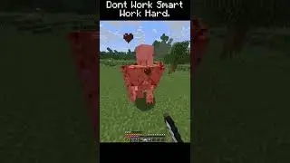 Minecraft Hard Work Moment