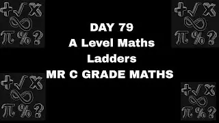 Day 79 Ladders with Horizontal Force