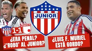 ¿'ROBARON' AL JUNIOR? ¿MURIEL ESTÁ GORDO? ¡Hay 2 Preocupaciones! | Junior 1-1 Santa Fe #100Tiburon
