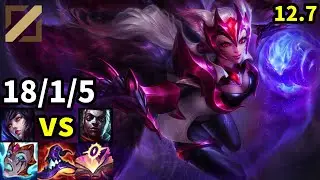 Ahri Mid vs Ekko - NA Master | Patch 12.7