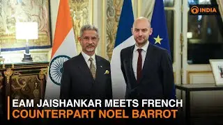 EAM Jaishankar meets French counterpart Noel Barrot