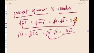 Simplifying Radicals