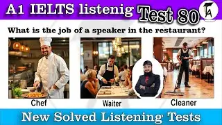 A1 IELTS Life Skills Listening 80 with Answers : New Listening test : IELTS UKVI