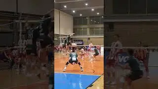 🔨 Superserve by Nielsen and momster block by Kvalen 🧱 #panathinaikos #olympiacos #volleylovegr