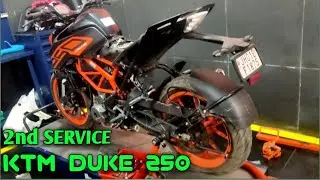 KTM Duke 250 2nd Service Full Detail 🤔🤔 | Ranchi