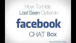 how to hide seen for message in facebook