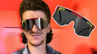 WEARING PIT VIPER SUNGLASSES FOR THE FIRST TIME