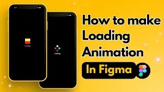 Loading animation in figma | Easy tutorial | Animation 12 | Figma | Easy & simple
