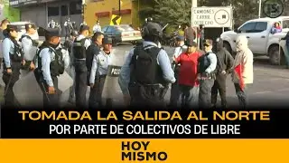 Tomada la salida al norte por parte de colectivos de Libre