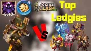 Hot Shot | 10/10 Wicked Armor | 9/9 Sacred Light | Vs Top Legends | Castle Clash