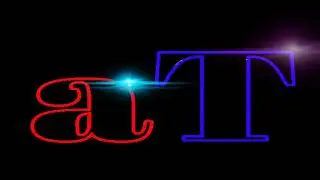 Lighting Text Demo in KineMaster || ajTalk
