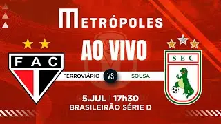 SÉRIE D JOGO COMPLETO: FERROVIÁRIO-CE X SOUSA-PB - 05/07/2025
