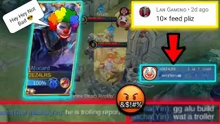 ALUCARD 10x FEED PRANK CHALLENGE (MYTHIC RANK)🤣 SUBSCRIBER CHALLENGE | MLBB