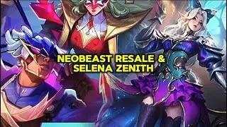 All Star April - Selena Zenith Skin - Lylia Collector Skin - Aspirants July - Yin Epic Skin #mlbb