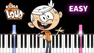 The Loud House - Theme Song - EASY Piano tutorial