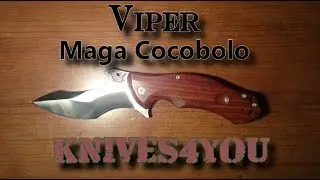 Viper: Mag&agrave; Cocobolo wood Folding Knife