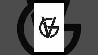 Monogram Style Letter Mark Logo Design #shortsfeed #shortsviral