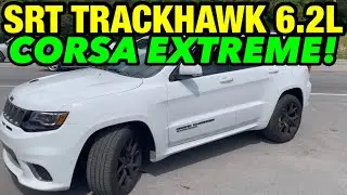 2021 Jeep SRT Trackhawk 6.2L SUPERCHARGED HEMI V8 Dual Exhaust w/ CORSA EXTREME CAT-BACK!