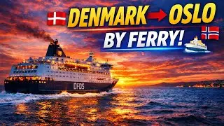 Denmark to #Oslo by Ferry 🇩🇰➡️🇳🇴 | #DFDS Cruise Departure Experience