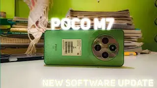 Poco M7 New  Software Update 2025 