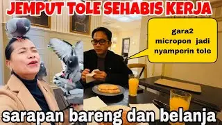 JEMPUT TOLE IRUL PULANG KERJA & TRAKTIR SARAPAN BARENG LANGSUNG  BELANJA ADA VOUCER DARI MERTUA 