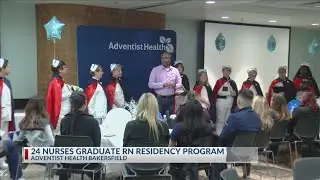 24 nurses graduate RN residency program