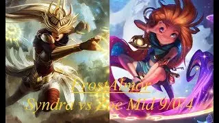 FrostAlmor as Syndra vs Zo&eacute; Mid - 9/0/4 S7