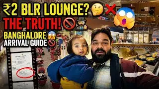 ₹2 Airport Lounge Experience 😱 | Bangalore Airport Luxury | Journey in Pixels