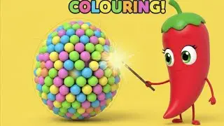 Let's Learn The Colours-Learn Number With Colorful 3D Magical Balloon- by chuchutvhub